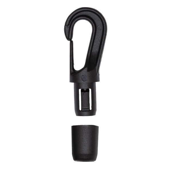 black carabina cord hook