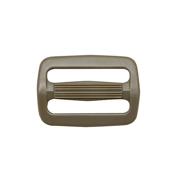 brown tri glide buckle top view